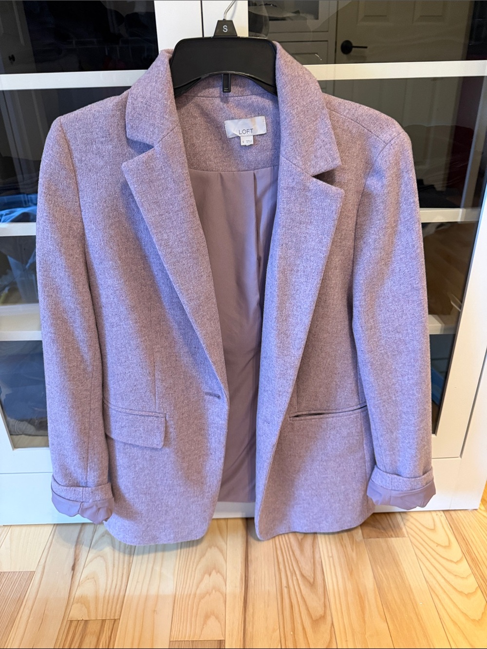 LOFT Lavender Tailored Blazer